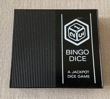 Bingo Dice Game- Pocket Travel Size Original Complete. Onsworld Vintage 1980