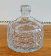 Vintage Coliseum Shaped Clear Glass Bottle Italy  200 ml