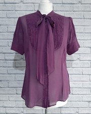 Warehouse 100% Silk Pussy Bow