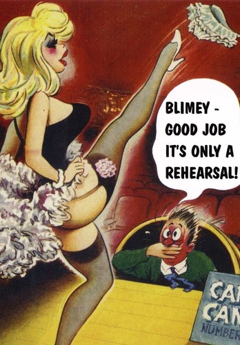 Bamforth saucy postcard - bamforth, good