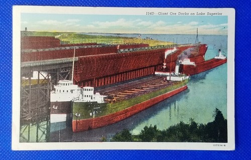 Vintage postcard giant ore - postcard:,