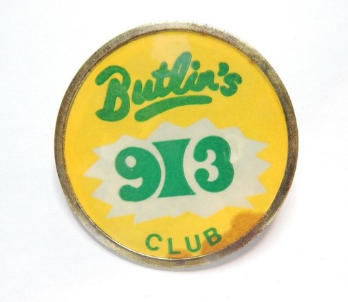 Vintage butlins 913 club - club, badge