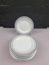 10 x Aynsley Silver Shadow Tea