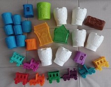 Zomblings,Trash Pack,Grossery Gang Container Bundle.Houses,Trains,Bins,Toilets