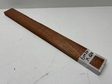 Planed Mahogany Sapele Hardwood Offcut 60mm x 20mm x 620mm Lot SAP252