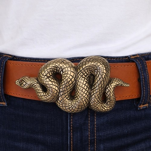 Vintage snake belt buckle - snake, |
