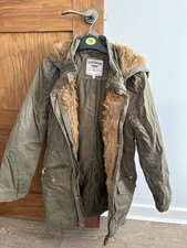 Girls M&S Winter Coat Khaki