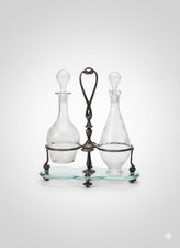 Art Deco Oil Vinegar Cruet Set