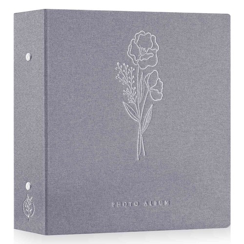 Photo album 6x4 slip linen - photo,