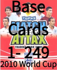 Topps Match Attax 2010 World Cup Cards # 1 - 249