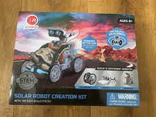 12 IN 1 CIRO STEM 190 PIECE SOLAR ROBOT CREATION KIT EDUCATION SCIENCE BUILDING