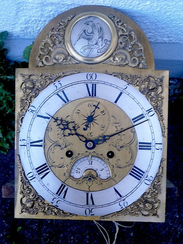 Longcase grandfather clock - longcase,