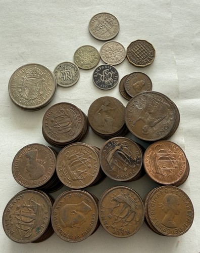 British pre decimal coin job - british,