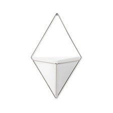 Umbra Trigg Plant Holder Indoor Wall Hanging Plant Pot White 