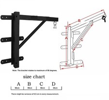 PunchBag Wall Bracket Steel