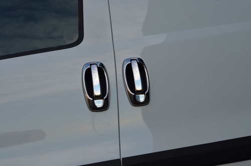Chrome door handle - handle, set