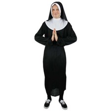MENS NUN COSTUME NOVELTY FUNNY STAG DO OUTFIT RELIGIOUS CHURCH FANCY DRESS