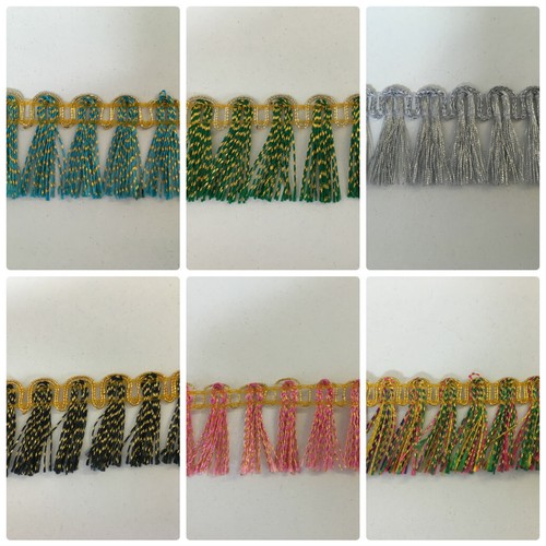 Metallic fringe decorative - metallic,