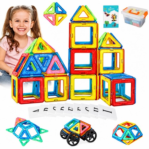 119 pcs magnetic tiles - pcs,