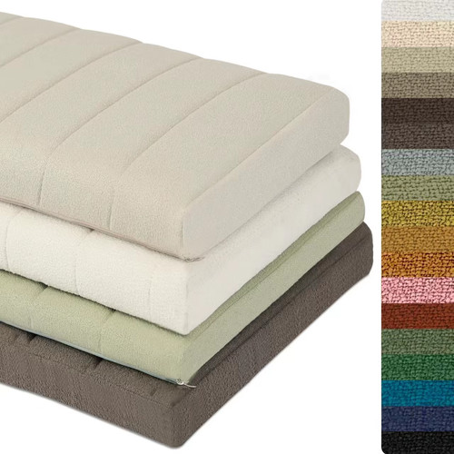 Thick bench cushion velvet - bench,