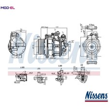 COMPRESSOR AIR CONDITIONING 890749 FOR MERCEDES-BENZ MARCO/POLO/Camper GLE 2.1L