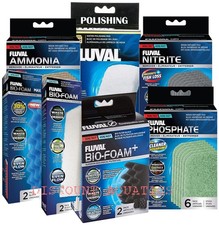 Fluval External Filter Foam Pad Media 404/05/06/07 AMMONIA PHOPHATE NITRITE MAX