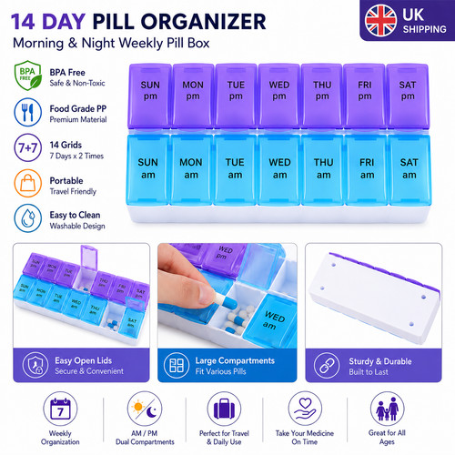 Day weekly pill box - 7,
