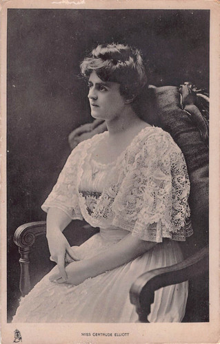 Postcard edwardian actress - actress,