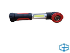 RECHARGABLE LED TORCH WITH 2 LIGHTS 4 X AAA BATTERIES INSERTED TELESCOPIC