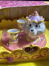 Disney Beauty and the Beast Princess Belle Musical Tea Party Cart Be Our Guest