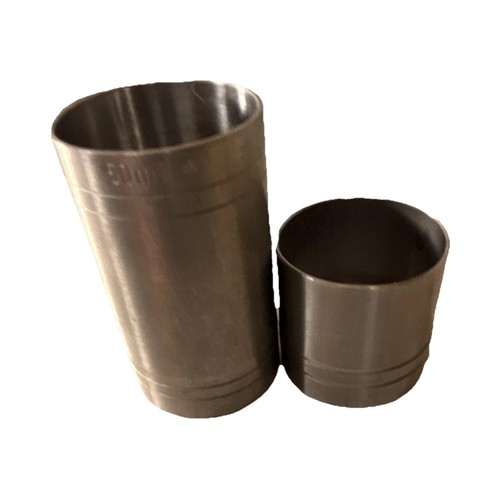 Stainless steel 25ml and 50ml - ,
