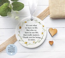 Thank You Ceramic Ornament