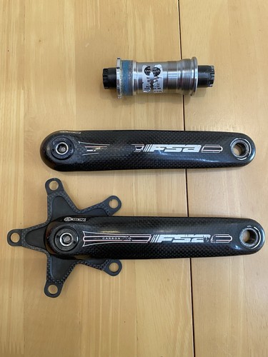 Fsa carbon pro octalink cranks - carbon,
