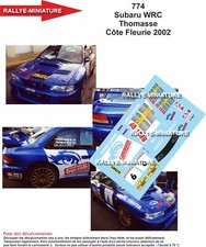 DECALS 1/43 REF 0774 SUBARU