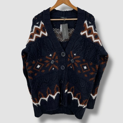 Trendyol navy blue fair isle - navy,