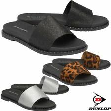 Ladies Dunlop Cushion Walking Holiday Flip Flops Sliders Shower Mules Sandals
