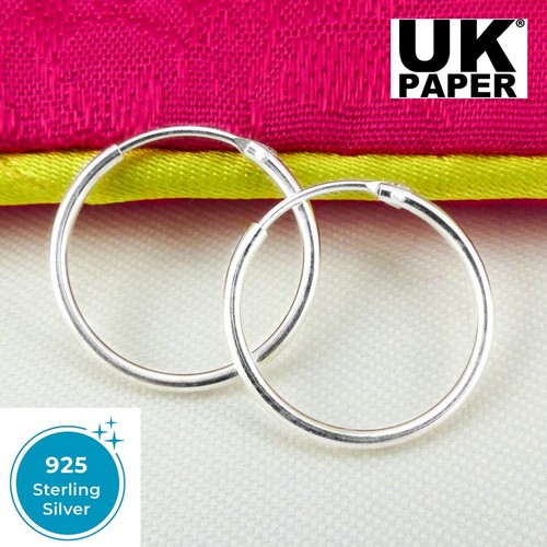 Sterling silver hoops sleeper - sterling,