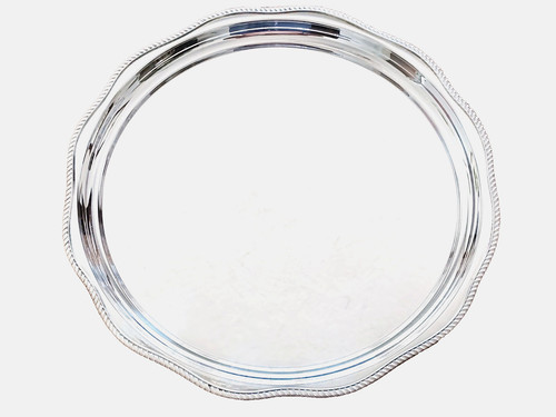 Good silver plated drinks tray - silver,