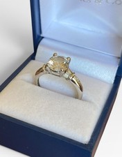 14K White Gold Ring White