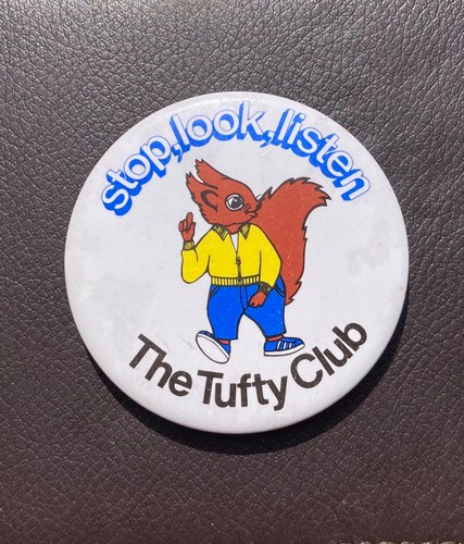 The tufty club pin badge - tufty,