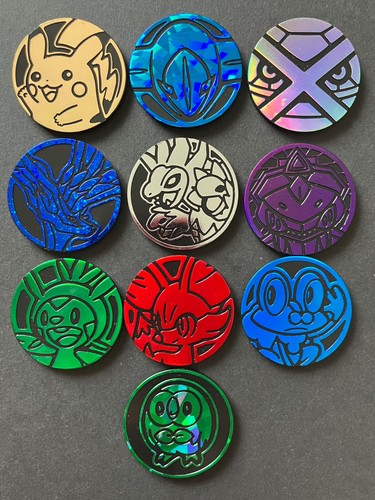 Pokemon coins coin tokens - 10,