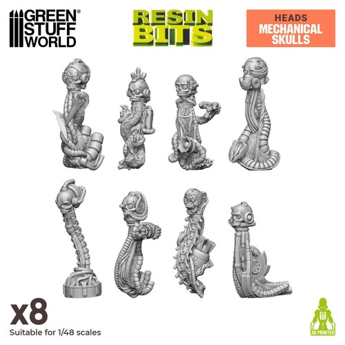 Resin bits skulls bones - bits:,