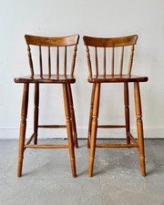 Vintage Pair of Pine Bar