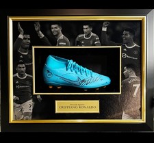 Cristiano Ronaldo Signed Nike Football Boot in Framed Presentation