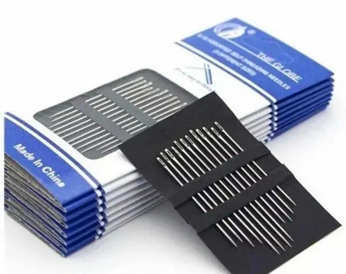Self threading hand sewing - self-threading,