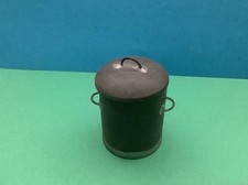 Vintage Dolls House Metal Dustbin