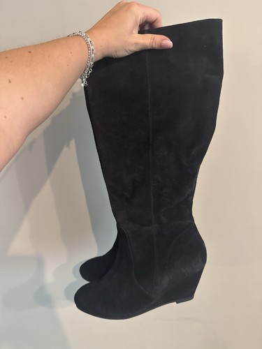 Legroom black suede knee - legroom,