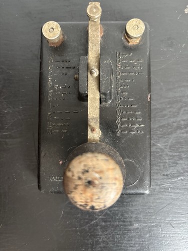 Vintage bakelite morse code - vintage,
