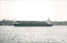 West german MV teutonia off tilbury 1979 cargo ship photo 