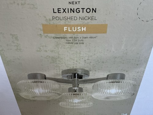 Next chrome glass lexington - chrome, &